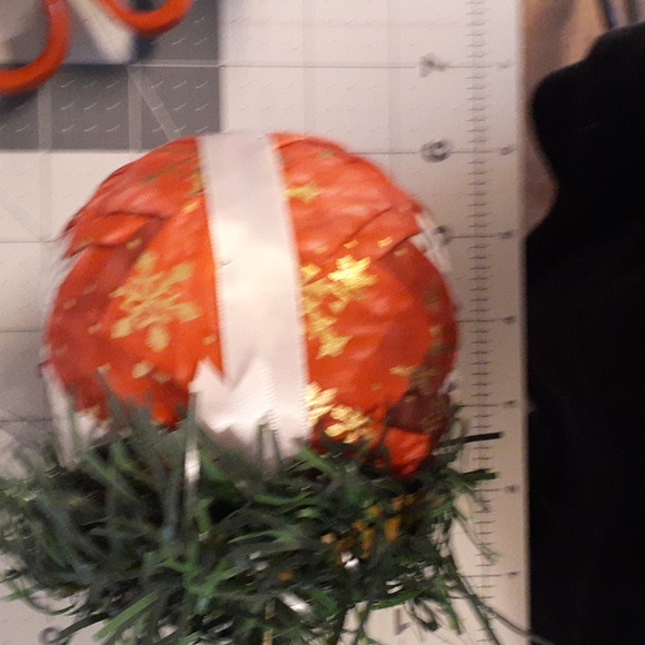 #12 Quilted Christmas Decor Approximately 6" - Picture 3 of 3